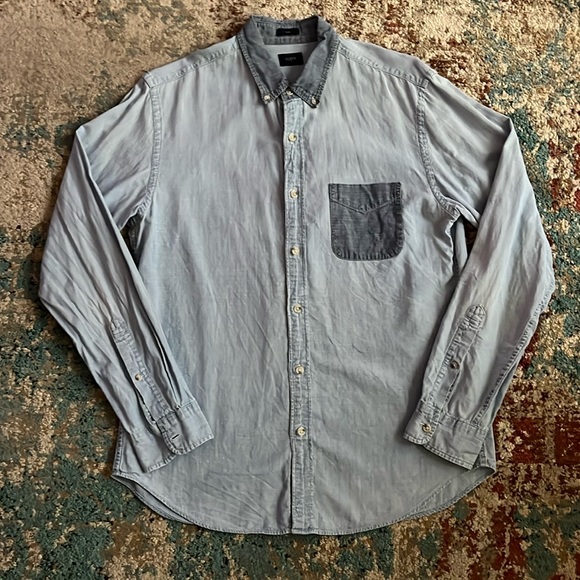 J. Crew Chambray Button-down - Picture 1 of 3
